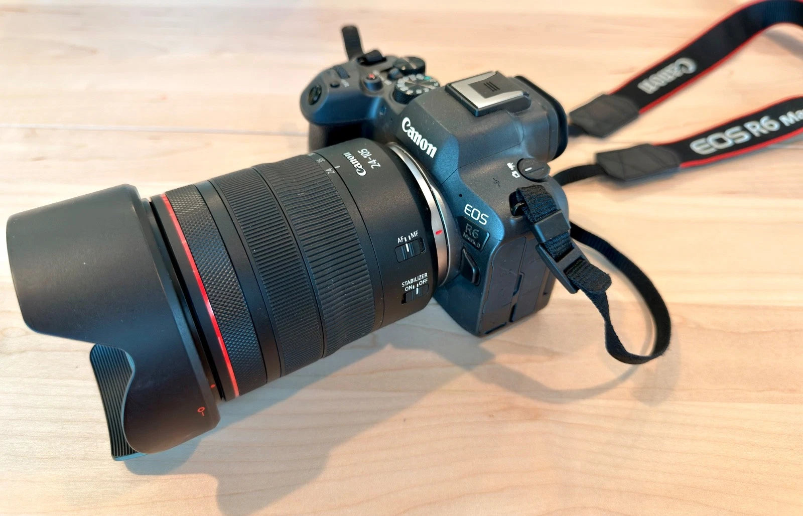 Canon EOS R6 20.1MP Mirrorless Camera - Black (RF 24-105mm f/4 L IS USM Lens...