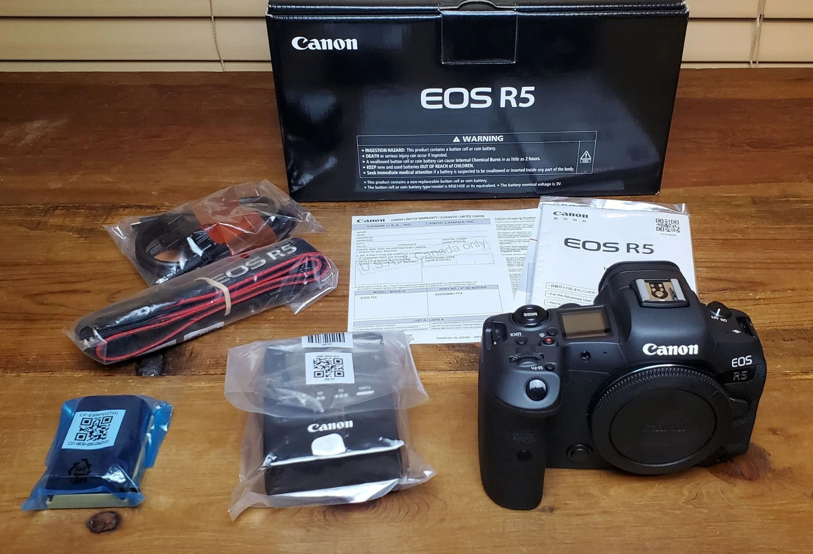 Canon EOS R5 45MP Mirrorless Digital Camera Body
