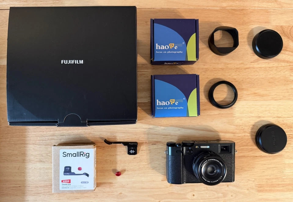 Fujifilm X100VI Digital Camera (Black) – Excellent Condition – Extras Included – 600 Shutter Count