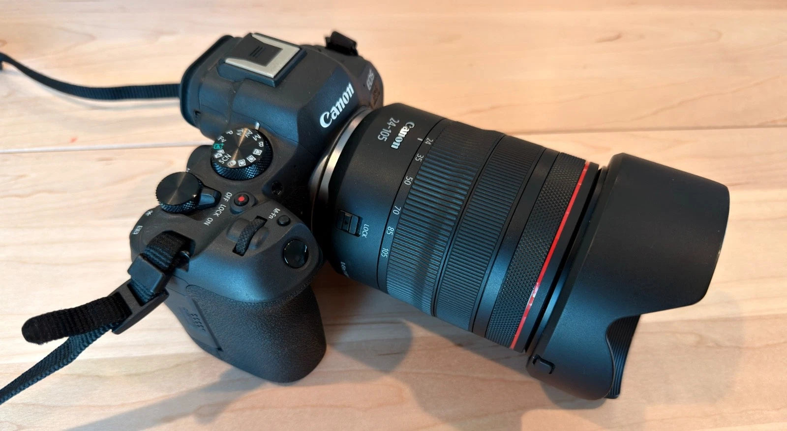 Canon EOS R6 20.1MP Mirrorless Camera - Black (RF 24-105mm f/4 L IS USM Lens...